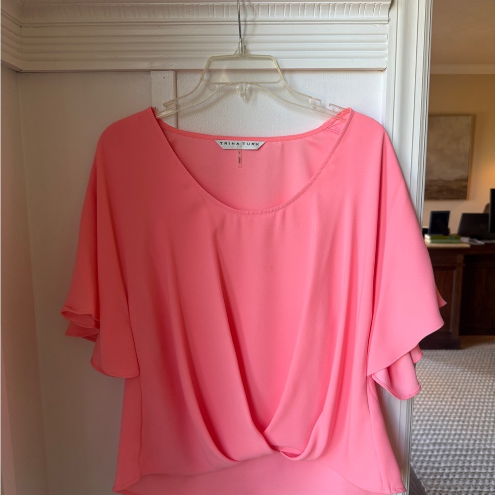Trina Turk Vibrant Pink Blouse